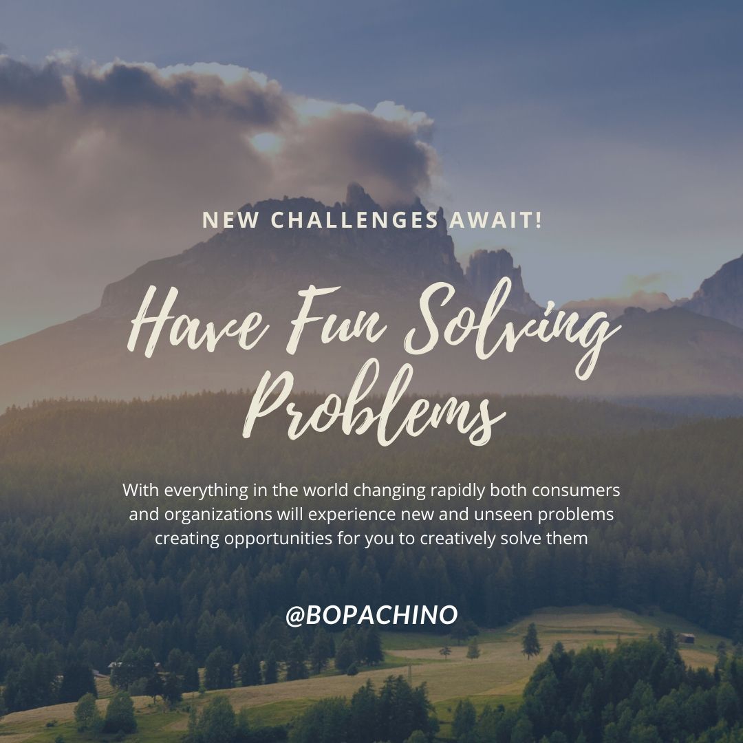 Bopachino's Digital Marketing Company Instagram Post About How Problem Solving Is Fun